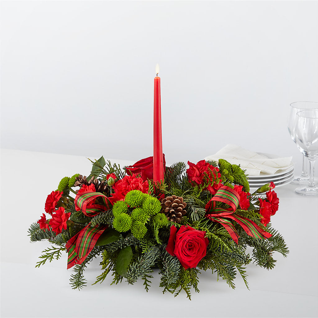 By the Candlelight Centerpiece – All City Florist Inc, Melbourne FL