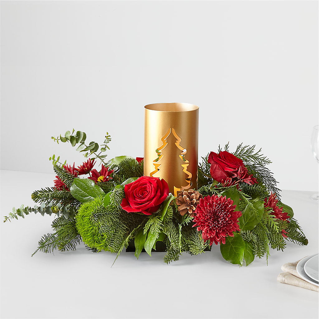 Toast the Season Centerpiece – All City Florist Inc, Melbourne FL