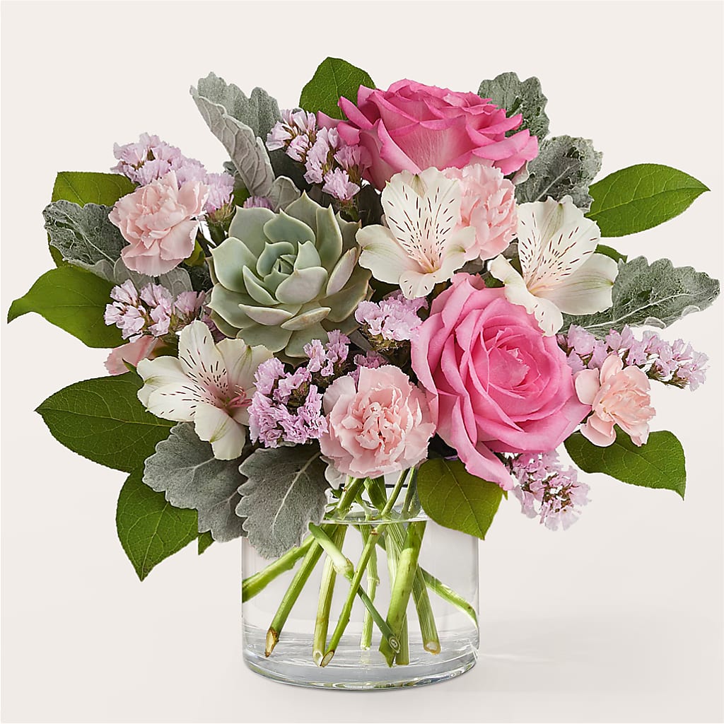 Dusty Rose Bouquet – All City Florist Inc, Melbourne FL