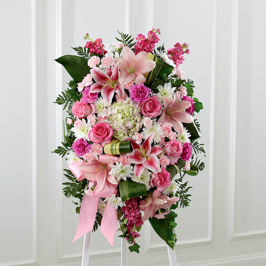 Comforting Standing Spray – All City Florist Inc, Melbourne FL