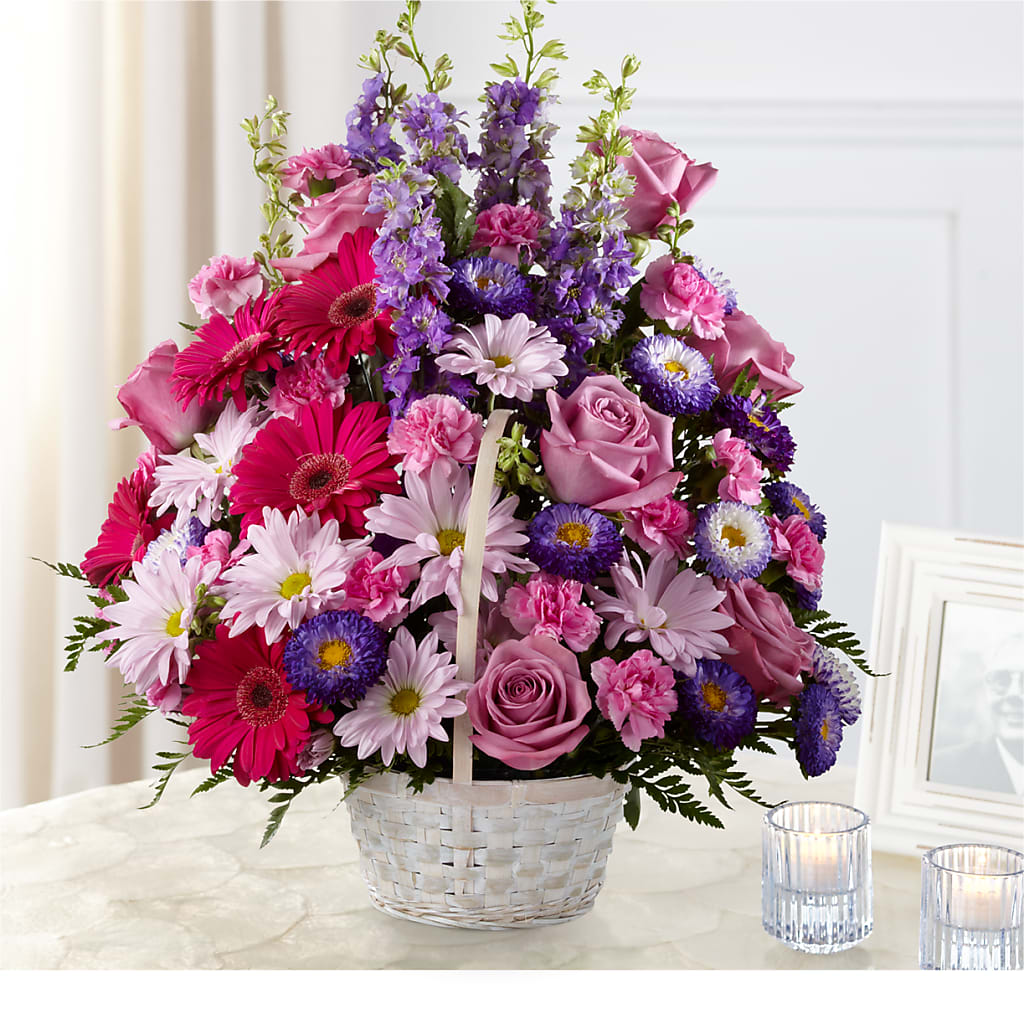 Pastel Peace Basket – All City Florist Inc, Melbourne FL