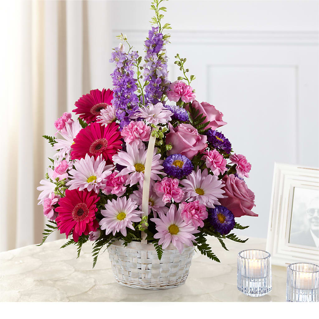 Pastel Peace Basket – All City Florist Inc, Melbourne FL