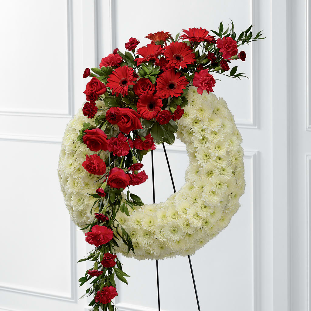 Graceful Tribute Wreath – All City Florist Inc, Melbourne FL