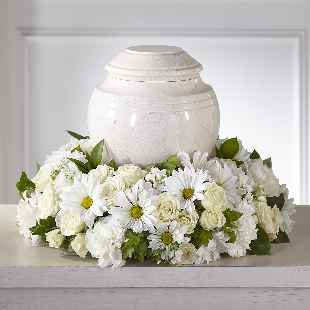 Ivory Gardens Cremation Adornment – All City Florist Inc, Melbourne FL