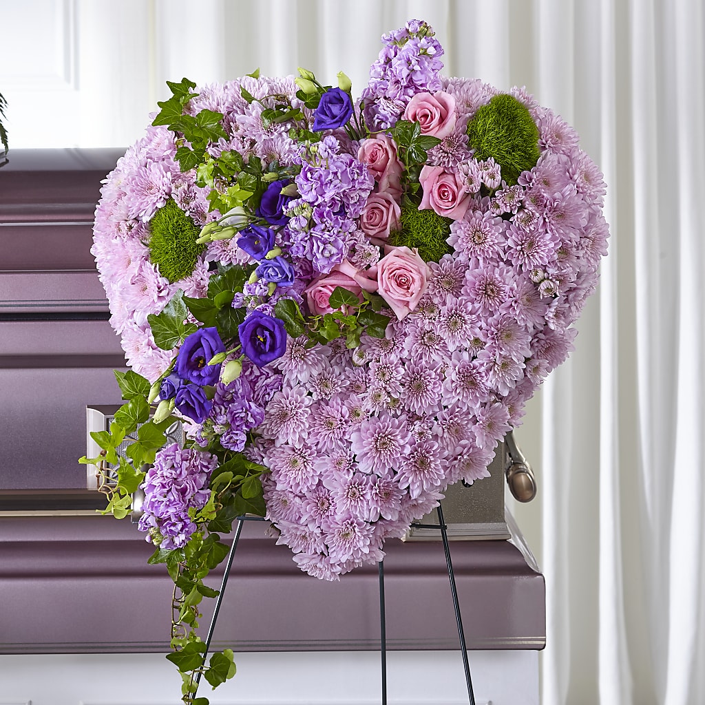 Treasured Love Standing Heart – All City Florist Inc, Melbourne FL