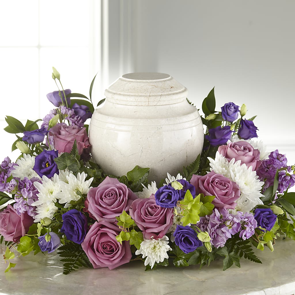 Blooming Sympathy Cremation Adornment – All City Florist Inc, Melbourne FL