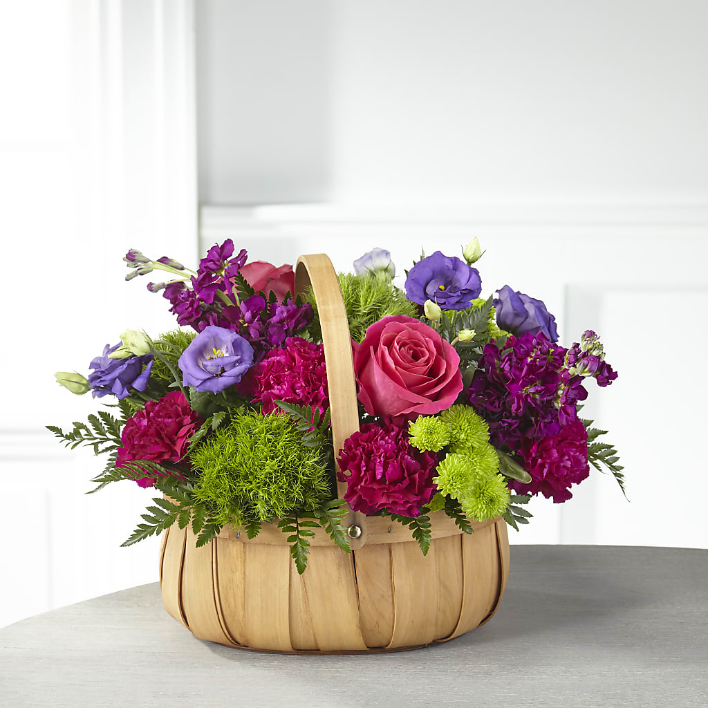 Serene Sanctuary Basket – All City Florist Inc, Melbourne FL