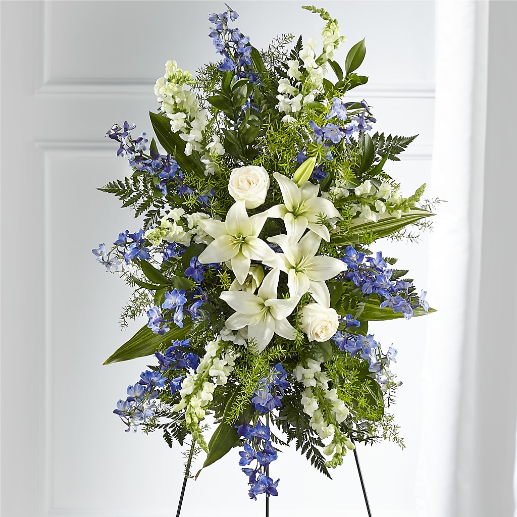 Faithful Friend Standing Spray – All City Florist Inc, Melbourne FL