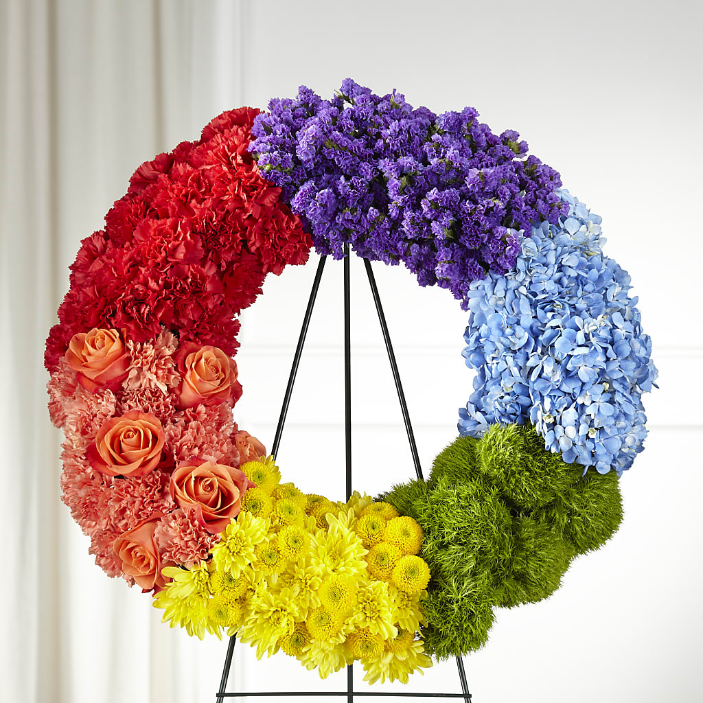 Circle of Love Wreath – All City Florist Inc, Melbourne FL
