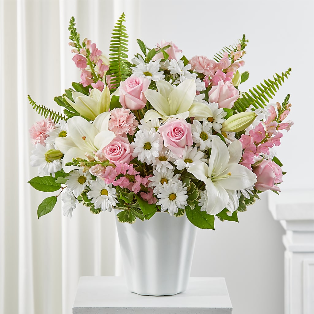 Soft Touch Tabletop Basket – All City Florist Inc, Melbourne FL