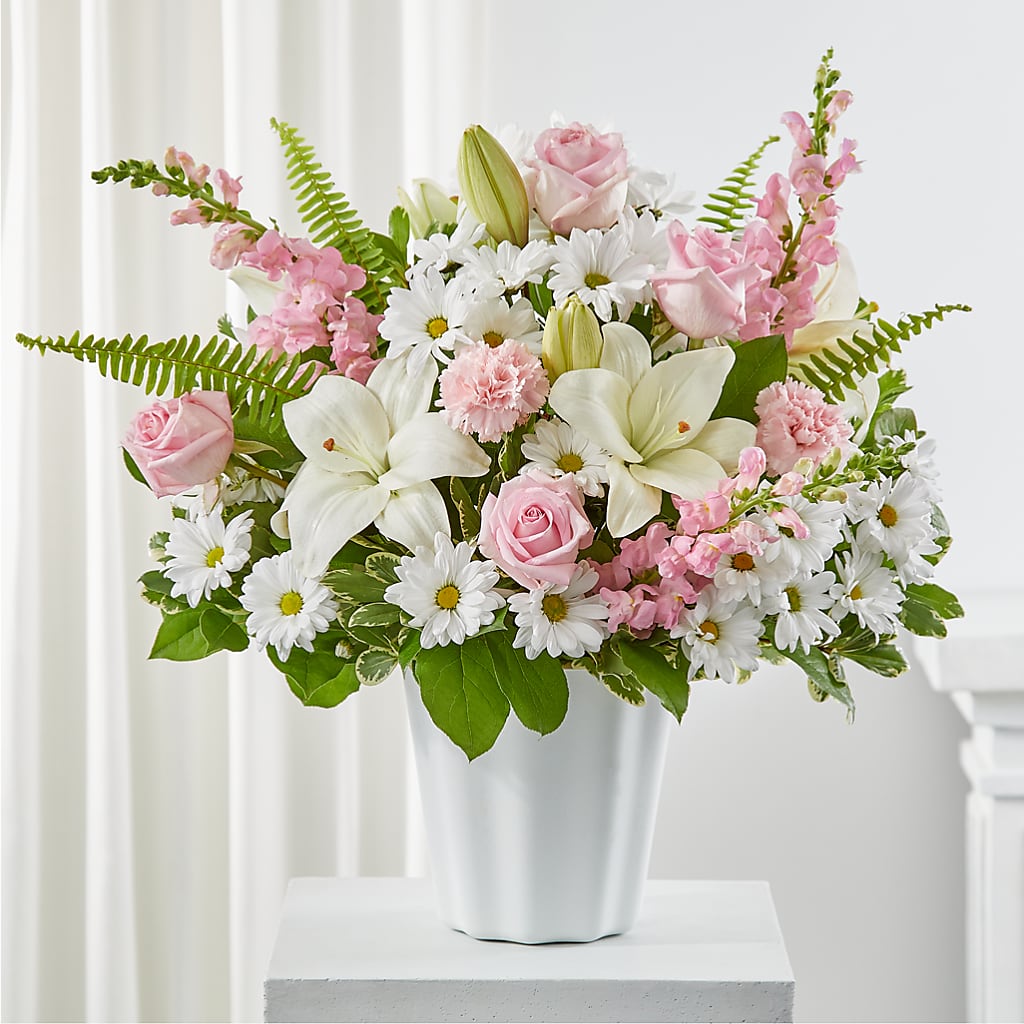 Soft Touch Tabletop Basket – All City Florist Inc, Melbourne FL