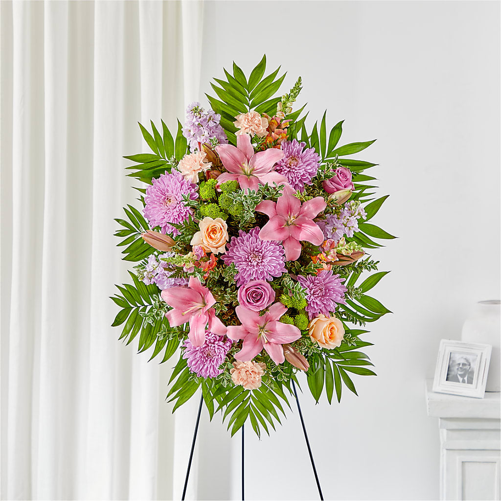 Love & Light Standing Spray – All City Florist Inc, Melbourne FL