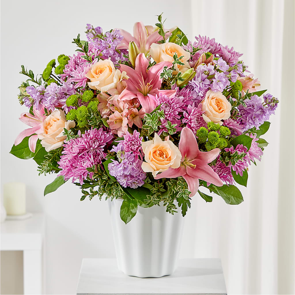 Supportive Embrace Tabletop Basket – All City Florist Inc, Melbourne FL