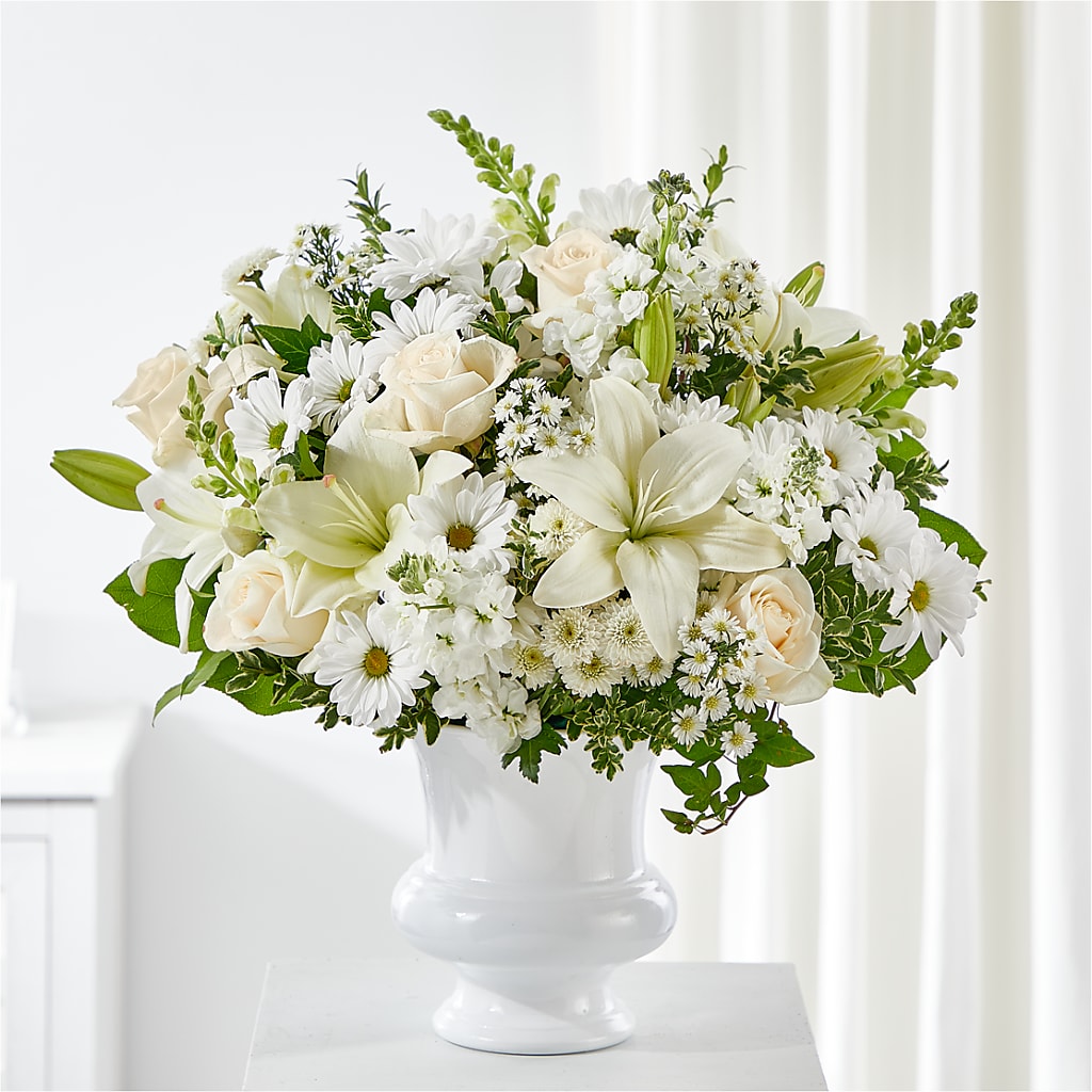Uplifting Urn Arrangement – All City Florist Inc, Melbourne FL