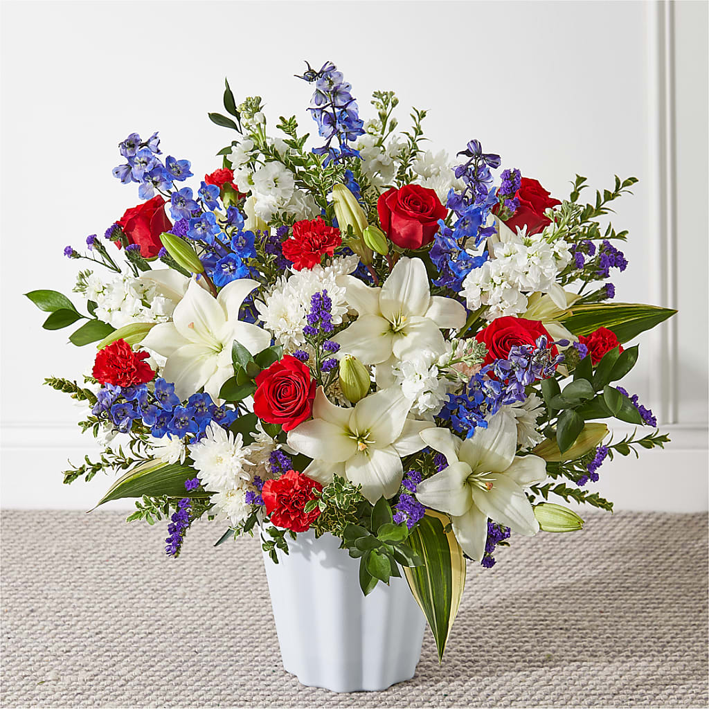 Consoled Floor Basket – All City Florist Inc, Melbourne FL