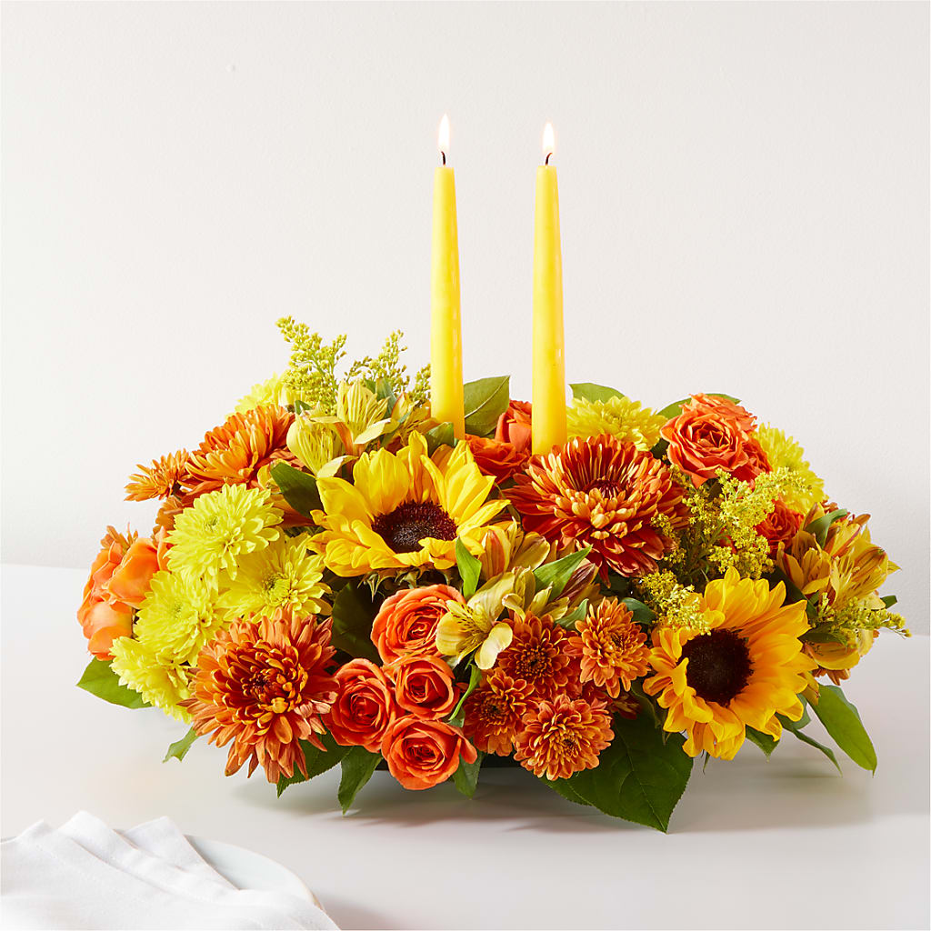 Autumn Harmony Centerpiece – All City Florist Inc, Melbourne FL