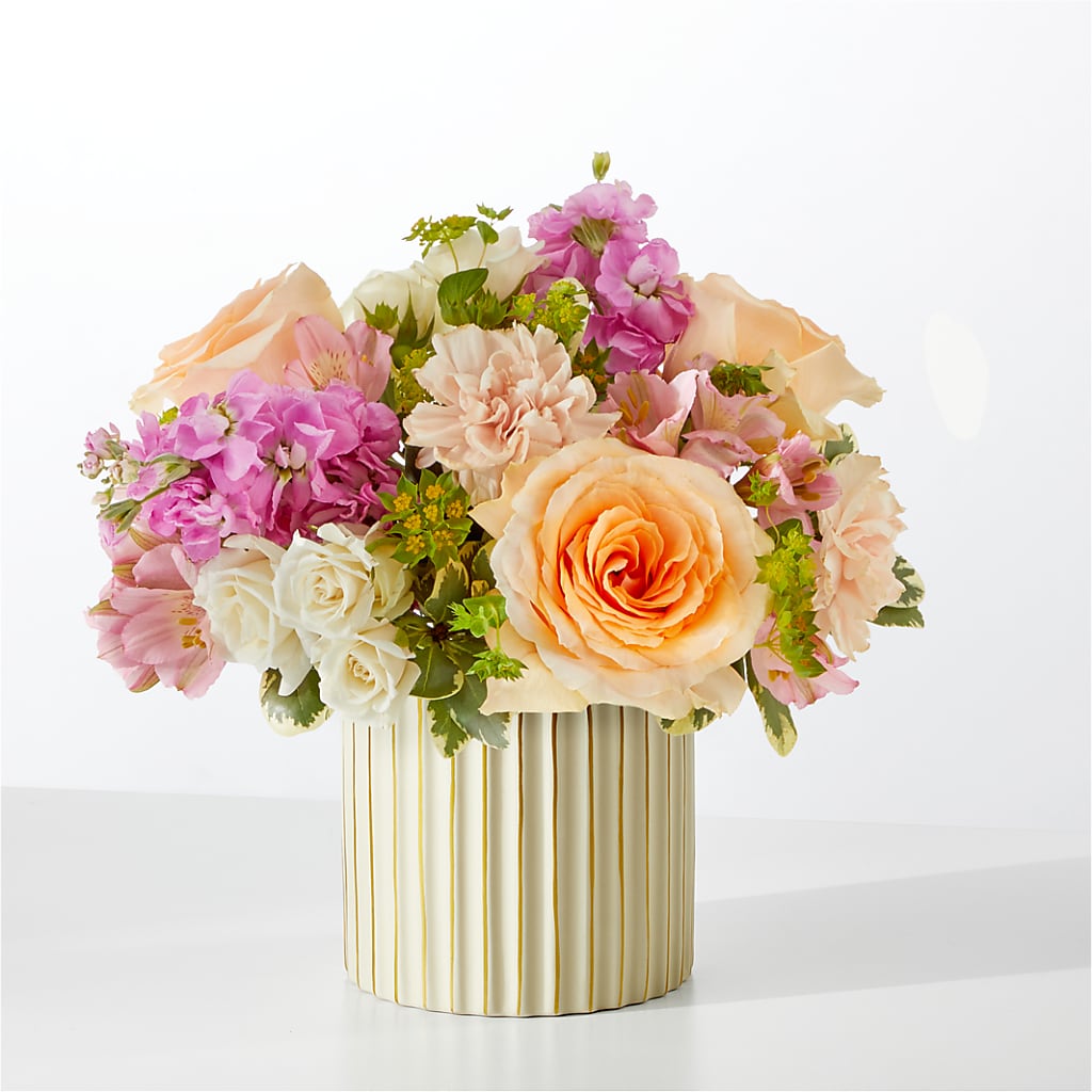 Paradise Bouquet with Ivory Vase – All City Florist Inc, Melbourne FL
