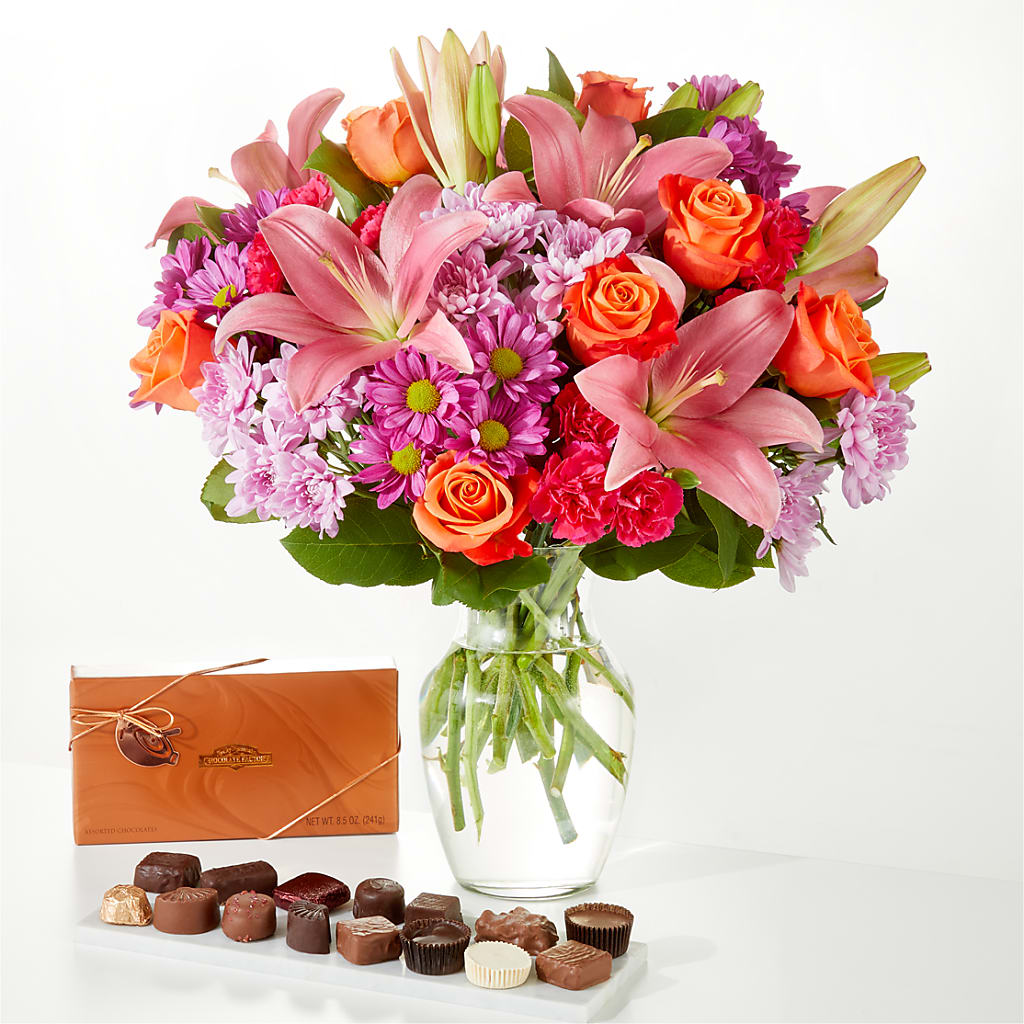 One and Only Bouquet and Chocolate Bundle – All City Florist Inc, Melbourne FL
