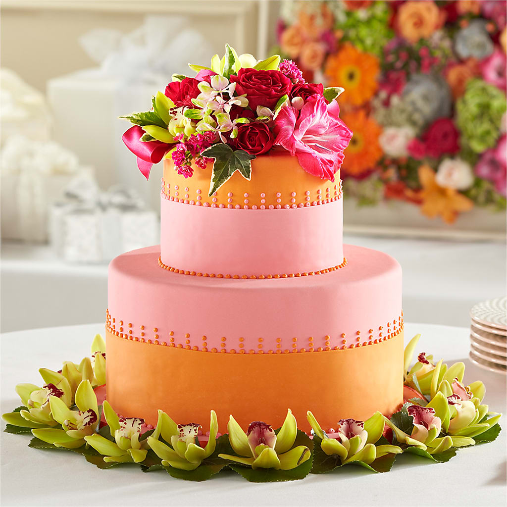 Sweet Citrus Cake Decor – All City Florist Inc, Melbourne FL