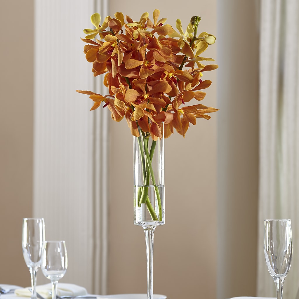 Orange Mokara Bouquet – All City Florist Inc, Melbourne FL