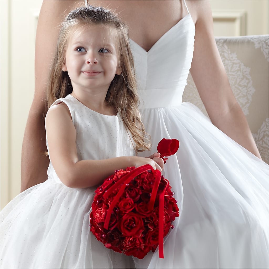 Pure at Heart Flower Girl Arrangement – All City Florist Inc, Melbourne FL