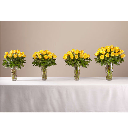 Long Stem Yellow Rose Bouquet –  All City Florist Inc, Melbourne FL