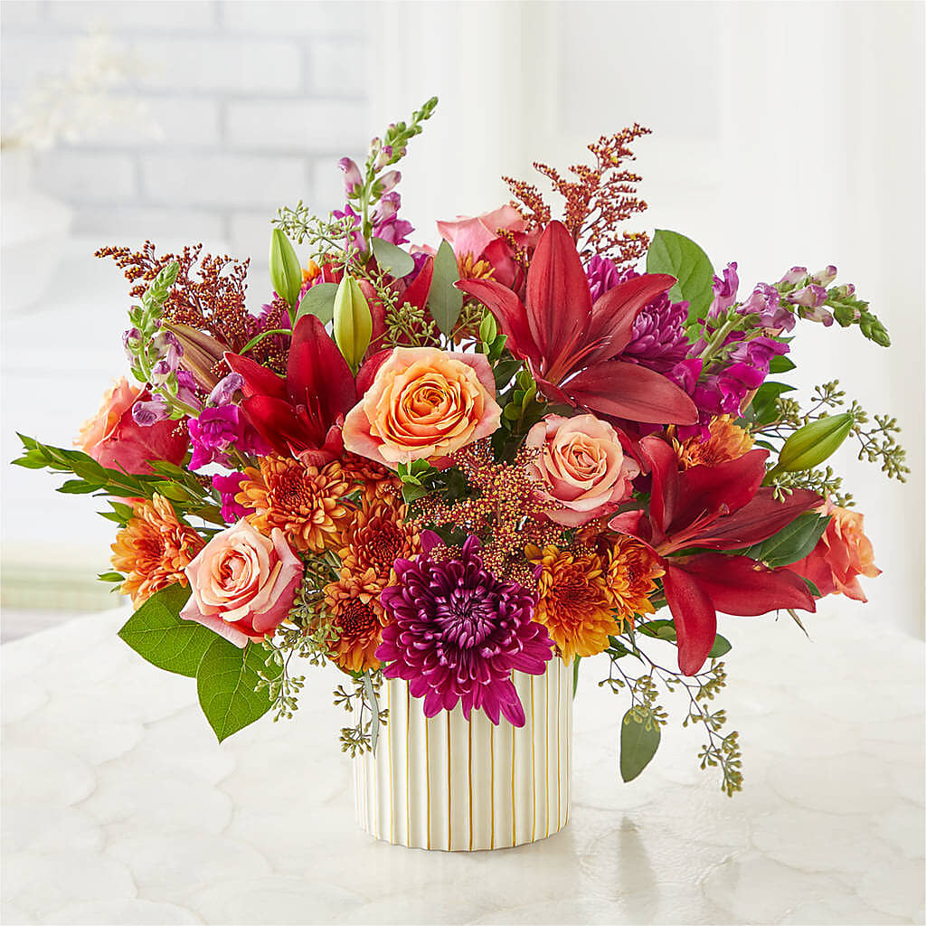 Burgundy Landscape Bouquet –  All City Florist Inc, Melbourne FL