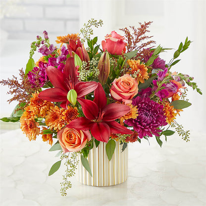 Burgundy Landscape Bouquet –  All City Florist Inc, Melbourne FL