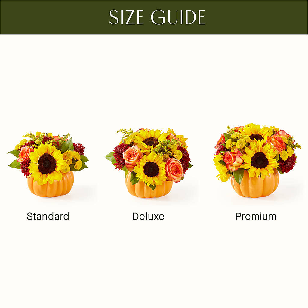 Golden Gourd Pumpkin Bouquet –  All City Florist Inc, Melbourne FL