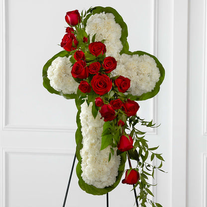 Floral Cross Easel –  All City Florist Inc, Melbourne FL