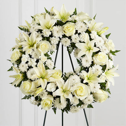 Treasured Tribute Wreath –  All City Florist Inc, Melbourne FL