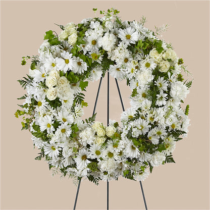 Faithful Wishes Wreath –  All City Florist Inc, Melbourne FL