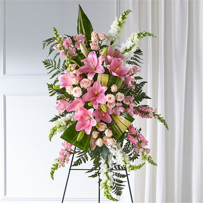 Elegant Embrace Standing Spray –  All City Florist Inc, Melbourne FL