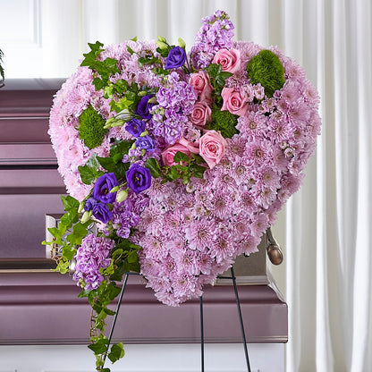 Treasured Love Standing Heart –  All City Florist Inc, Melbourne FL