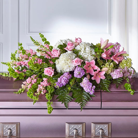 Life's Gratitude Casket Spray –  All City Florist Inc, Melbourne FL