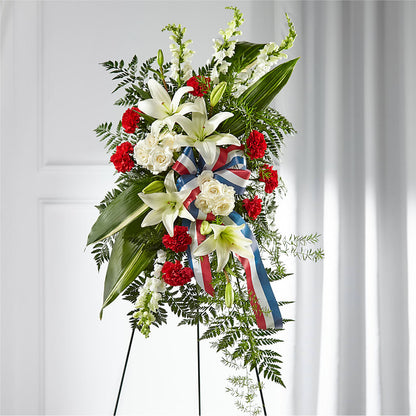 Stars of Life Standing Spray –  All City Florist Inc, Melbourne FL