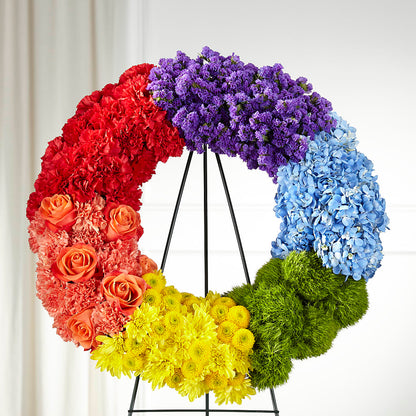 Circle of Love Wreath –  All City Florist Inc, Melbourne FL