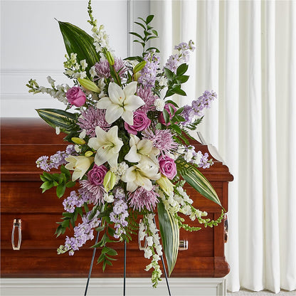Grateful Hearts Standing Spray –  All City Florist Inc, Melbourne FL
