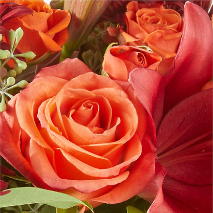 Crimson Leaves Bouquet –  All City Florist Inc, Melbourne FL