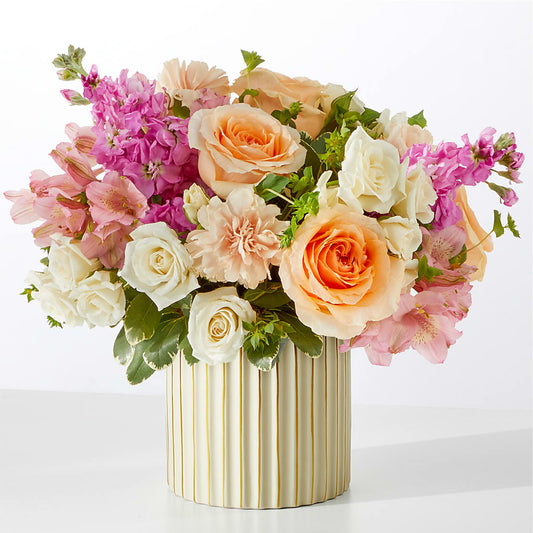 Paradise Bouquet with Ivory Vase –  All City Florist Inc, Melbourne FL