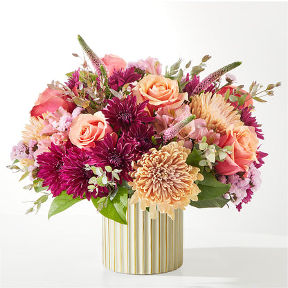 Berry Cobbler Bouquet with Ivory Vase –  All City Florist Inc, Melbourne FL