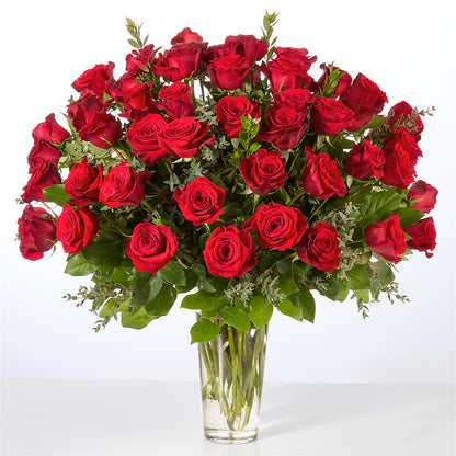 Forever Yours Fifty Stem Red Rose Bouquet –  All City Florist Inc, Melbourne FL
