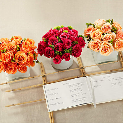 Dawn Rose Centerpiece –  All City Florist Inc, Melbourne FL