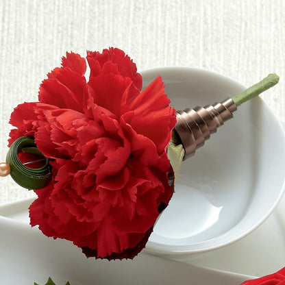 Red Carnation Boutonniere –  All City Florist Inc, Melbourne FL